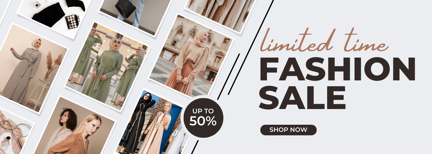 White Modern Fashion Sale Seek Cover Image