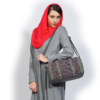 Abaya Feather Grey ( Bazaar.nl )